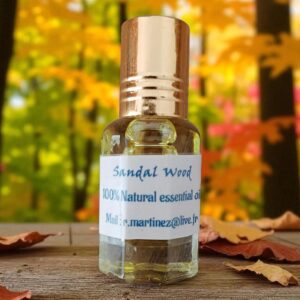 Huile de parfum de bois de santal 100% naturelle du Rajasthan
