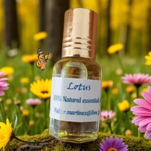 Huile de parfum de lotus 100% naturelle du Rajasthan