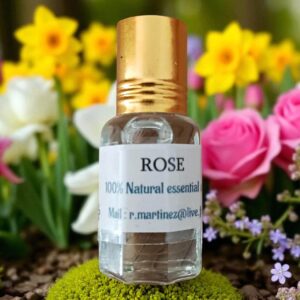 Huile de parfum de rose 100% naturelle du Rajasthan