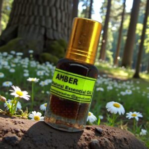 Huile de parfum d'ambre 100% naturelle du Rajasthan