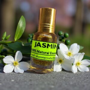 Huile de parfum de jasmin 100% naturelle du Rajasthan