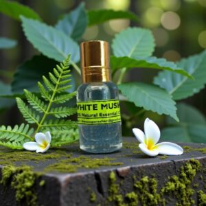 Huile de parfum de musc blanc 100% naturelle du Rajasthan