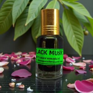 Huile de parfum de musc noir 100% naturelle du Rajasthan