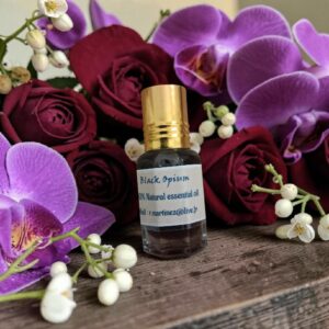 Huile de parfum d'opium noir 100% naturelle du Rajasthan